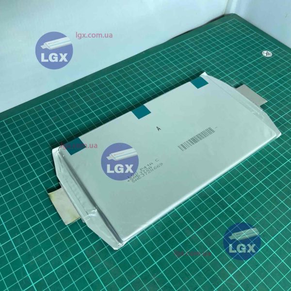 Аккумуляторный елемент LGX-e41 химия NMC 3.6v (пакет) емкость 41А/Ч разряд 3-5c 2000 циклов 650грам