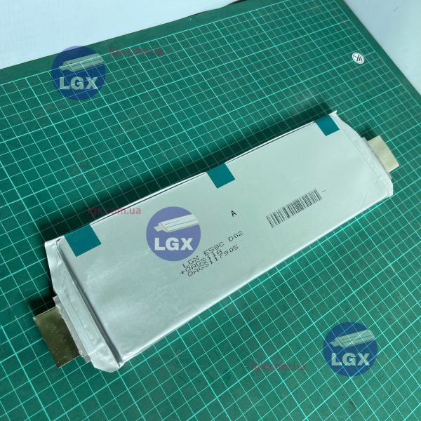 Аккумуляторный елемент LGX-e58 химия NMC 3.6v (пакет) емкость 58А/Ч разряд 3-5c 2000 циклов 820грам