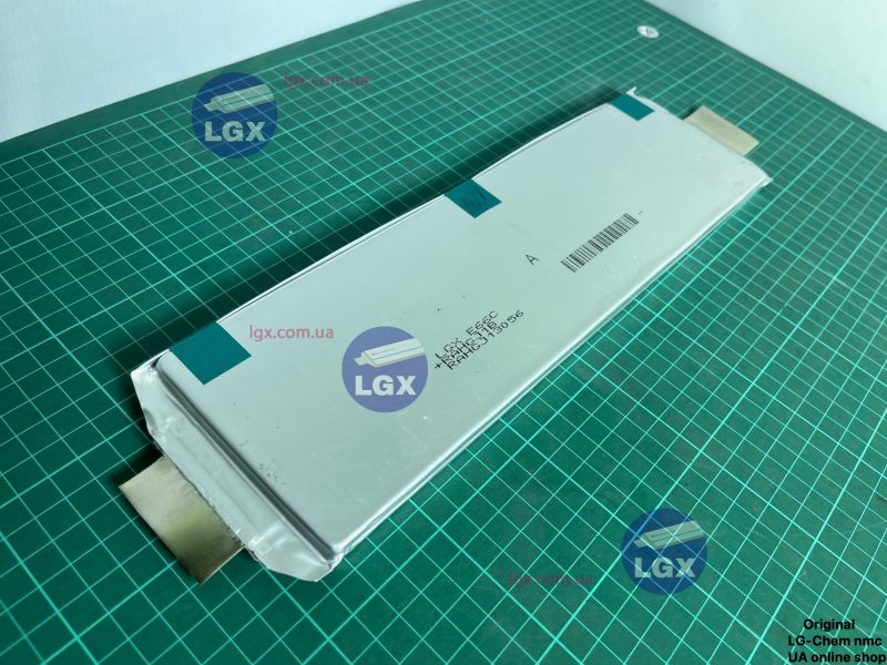 akkumulyatornyj-element-lg-chem-lgx-e66-himiya-nmc-36v-paket-emkost-66a-ch-razryad-3-5c-2000-cziklov-920gram Аккумуляторный елемент LGX-e66 химия NMC 3.6v (пакет) емкость 66А/Ч разряд 3-5c 2000 циклов 920грам