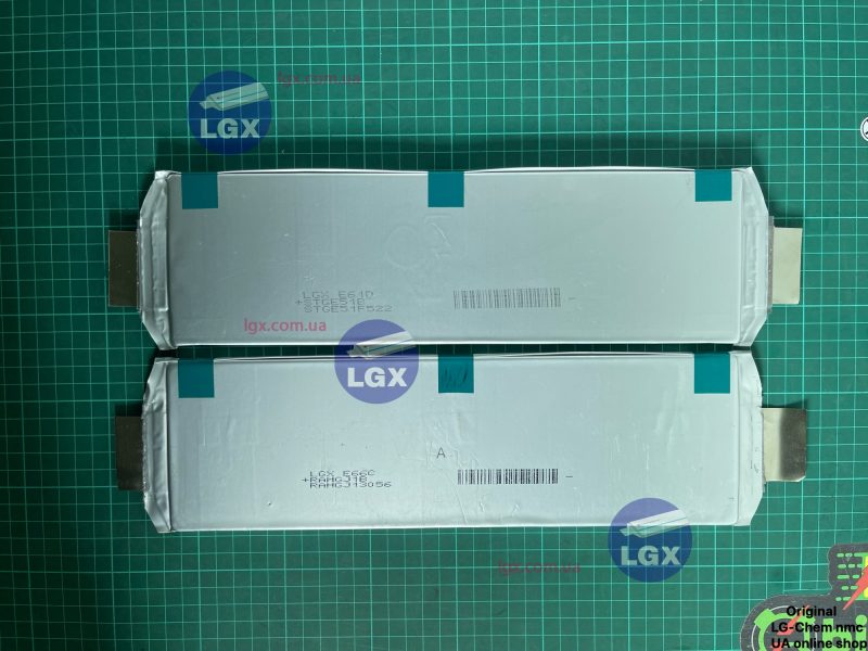 akkumulyatornyj-element-lg-chem-lgx-e66-himiya-nmc-36v-paket-emkost-66a-ch-razryad-3-5c-2000-cziklov-920gram Аккумуляторный елемент LGX-e66 химия NMC 3.6v (пакет) емкость 66А/Ч разряд 3-5c 2000 циклов 920грам