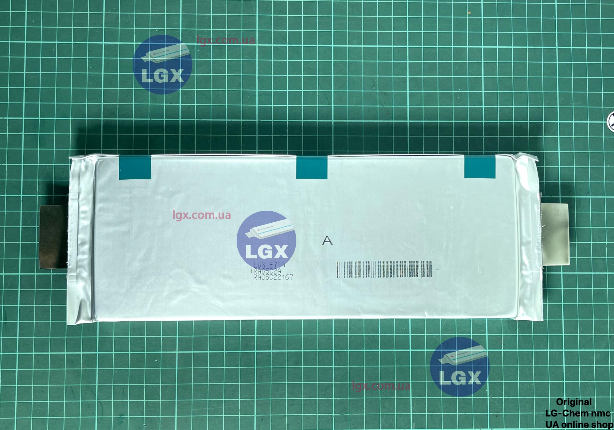 Аккумуляторный елемент LGX-e71 химия NMC 3.6v (пакет) емкость 71А
