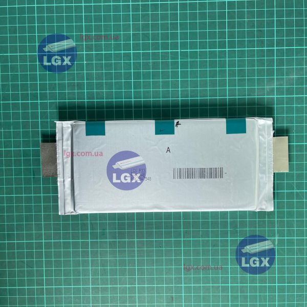 Аккумуляторный елемент LGX-P33 химия NMC 3.6v (пакет) емкость 33А/Ч разряд 2-3c 2000 циклов 550грам