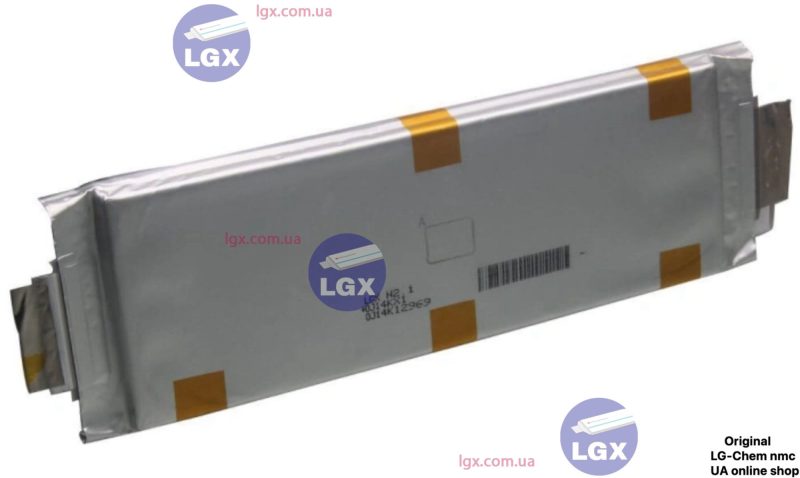 akkumulyatornyj-element-lg-chem-lgx-e60-himiya-nmc-36v-paket-emkost-60a-ch-razryad-3-5c-2000-cziklov-860gram Аккумуляторный елемент LGX-e60 химия NMC 3.6v (пакет) емкость 60А/Ч разряд 3-5c 2000 циклов 860грам