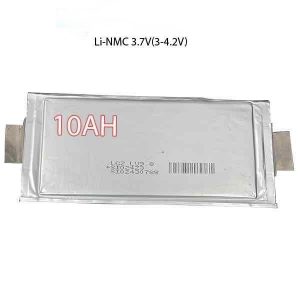 Аккумуляторный елемент LGX-P10 химия NMC 3.6v (пакет) емкость 10А/Ч разряд 3-5c 2000 циклов 290грам