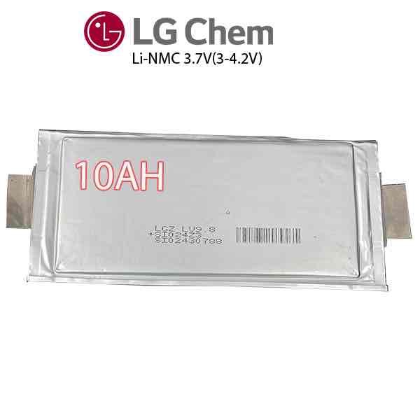 Аккумуляторный елемент LG-Chem LGX-P10 химия NMC 3.6v (пакет) емкость 10А/Ч разряд 3-5c 2000 циклов 290грам