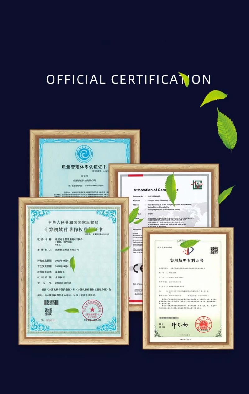 12 Jikong 4-8s 200-350A Bal 1000mAh JK-B1A8S20P