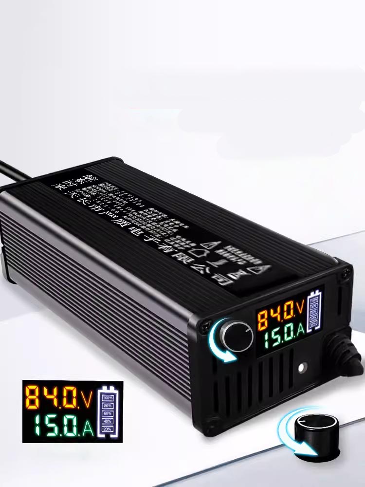 Регулируемое Зарядное Устройство 58.8V CC/CV 2-15A 14s Li-Ion LiPo NMC Охлаждения